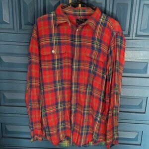 A3 POLO RALPH LAUREN Fite Rebelle Relaxed Fit Button Down Top